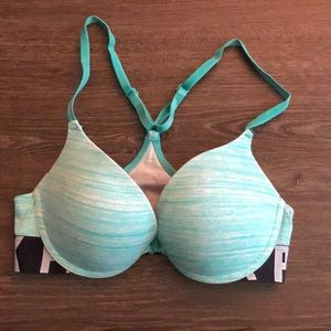 Victoria Secret Pink 32C Push Up Sports Bra